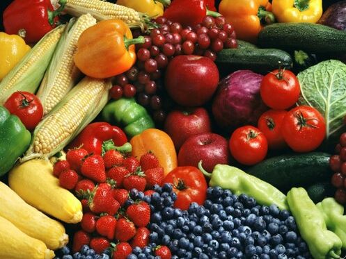 Daržovės ir vaisiai nuo stuburo osteochondrozės